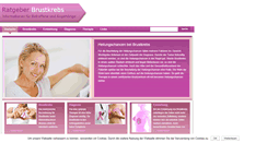 Desktop Screenshot of brustkrebs-heilungschancen.de